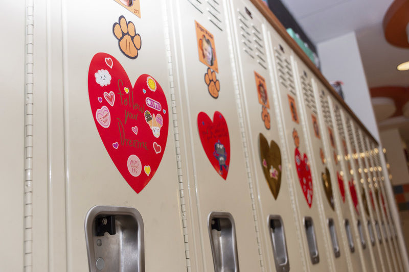 A labor of love: Case student makes valentines for everyone in the school